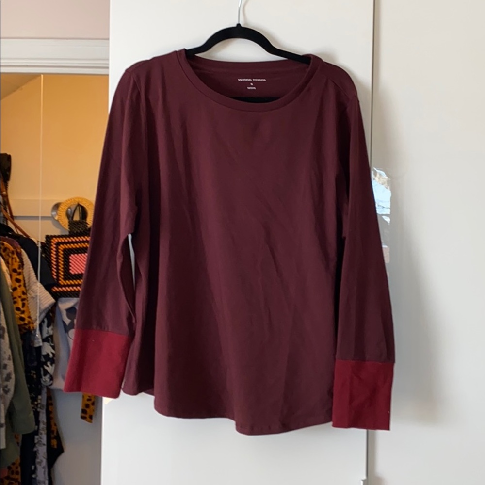 Universal Standard Petite Rhine Colorblock Tee
